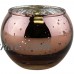 Just Artifacts Round Mercury Glass Votive Candle Holder 2"H (12pcs, Speckled Marsala) -Mercury Glass Votive Tealight Candle Holders for Weddings, Parties and Home Decor   570147122